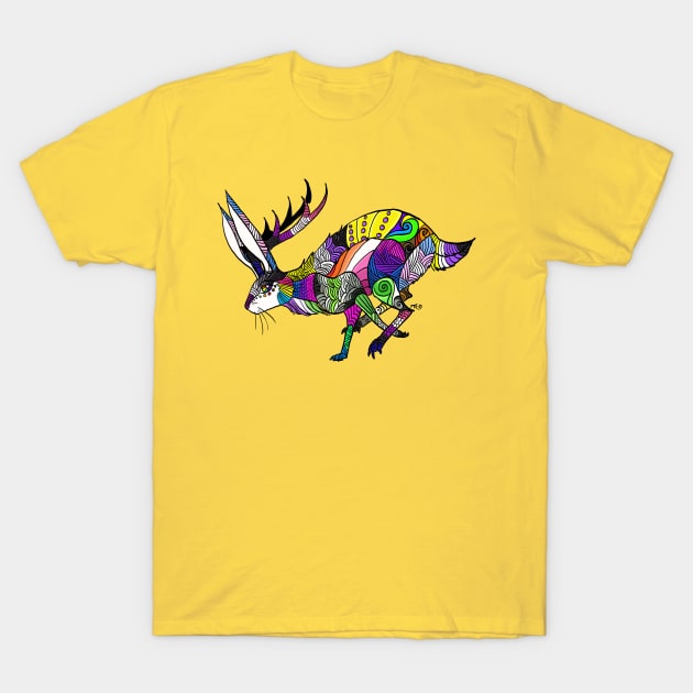 Pride Jackalope T-Shirt by manicgremlin